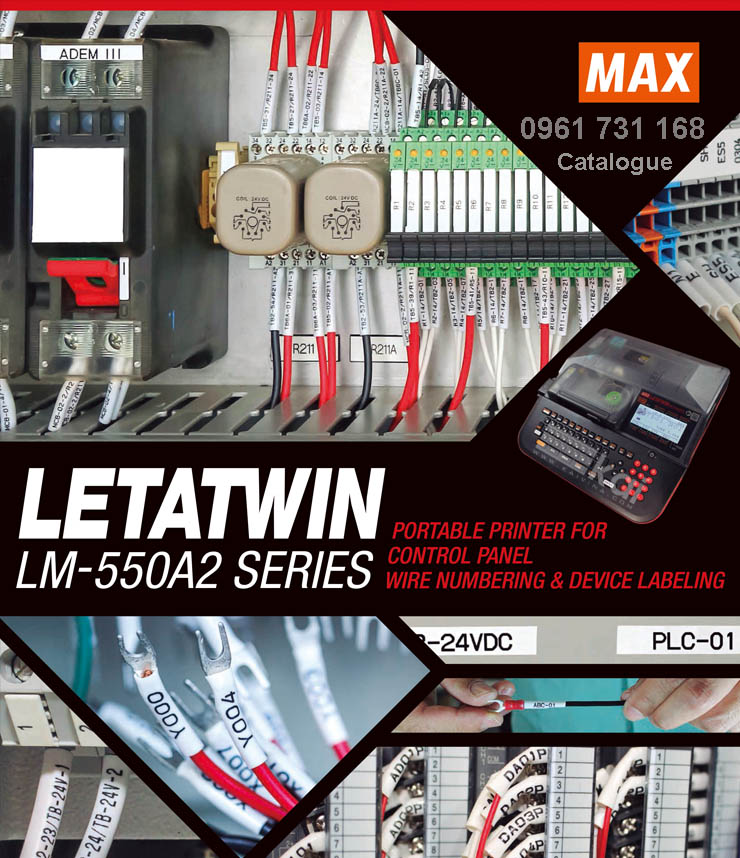 [DOWNLOAD] Catalogue Máy in đầu cốt LETATWIN LM-550A2/PC C72
