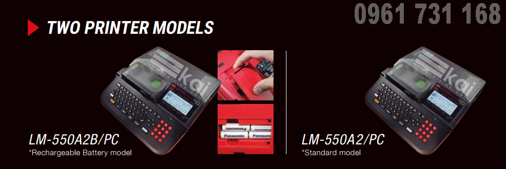 Giới thiệu 2 MODEL máy in đầu cốt LM-550A2B/PC và LM-550A2/PC hãng MAX JAPAN