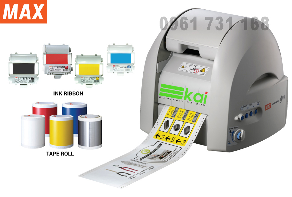 Hướng dẫn cách lắp mực và nhãn máy in, bế cắt nhãn tự động CPM-100HG, CPM-200GM